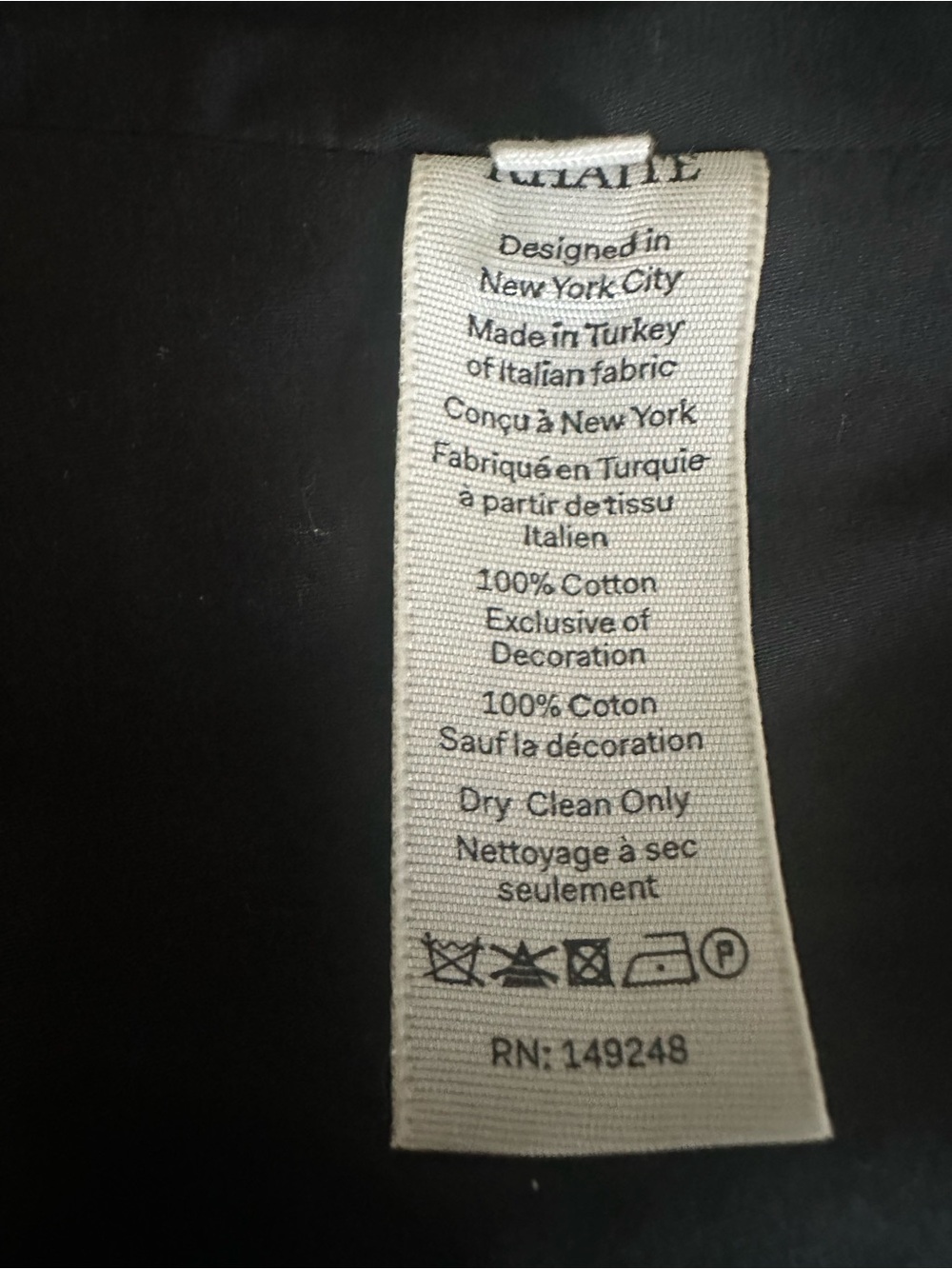 KHAITE Percy Top Black Size 0 - Picture 6 of 9
